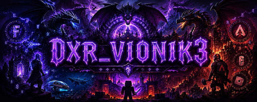 DXR_VI0NIK3 Dragon Banner Gaming Mousepad